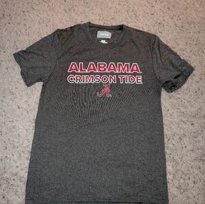 NCAA Alabama Crimson Tide Gray SS Shirt Mens Size Small